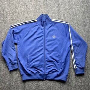 Fred Perry Track Jacket Mens XL Blue Full Zip Laurel Wreath Tipped J1321